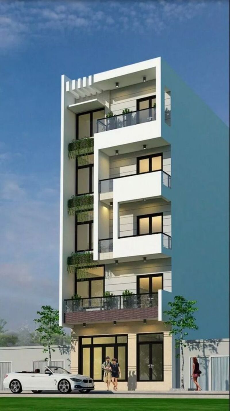 Thiết kế khách sạn mini 6x20